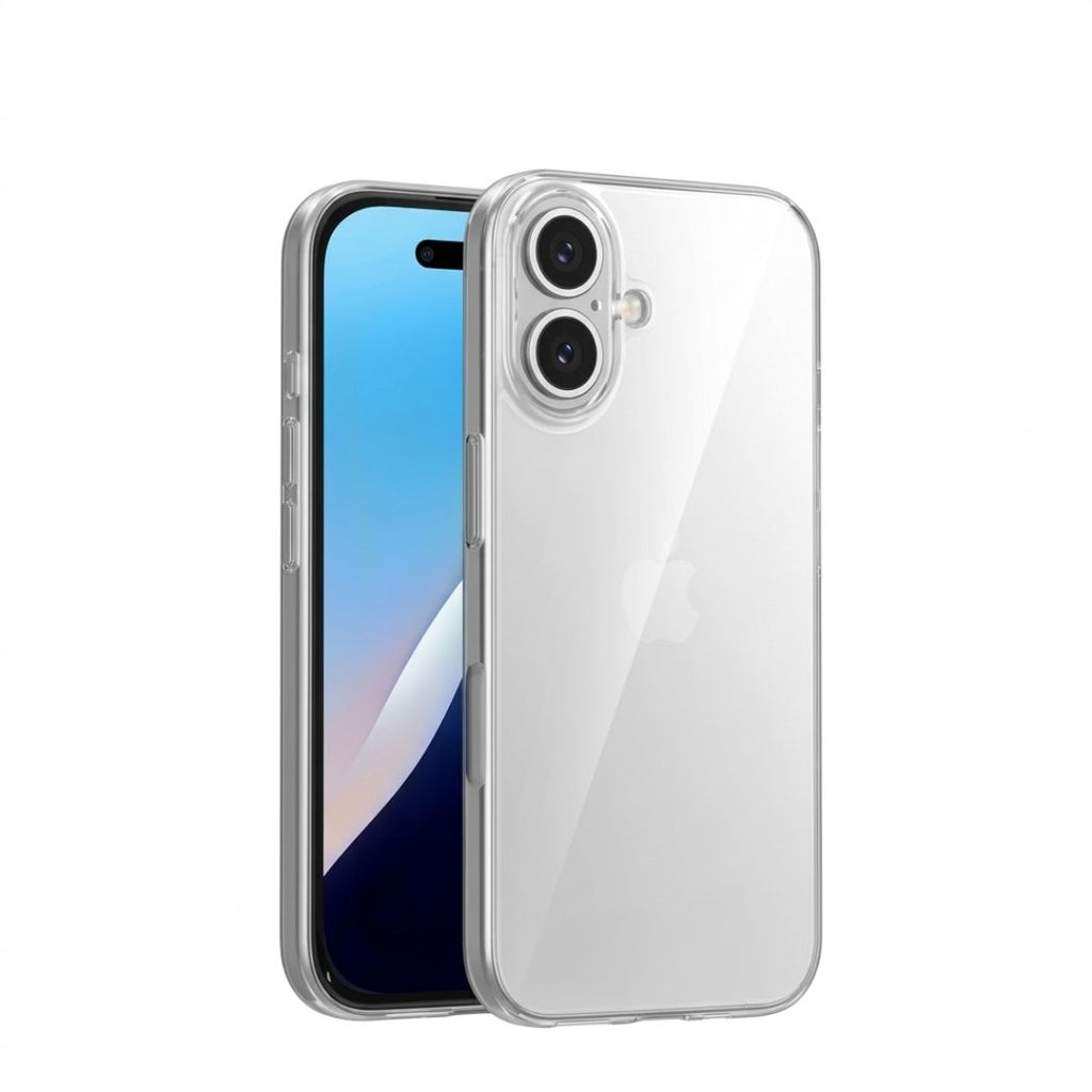 iPhone 16 Transparent Back Cover - Anti-Yellowing Ultra-Slim Protective Shell
