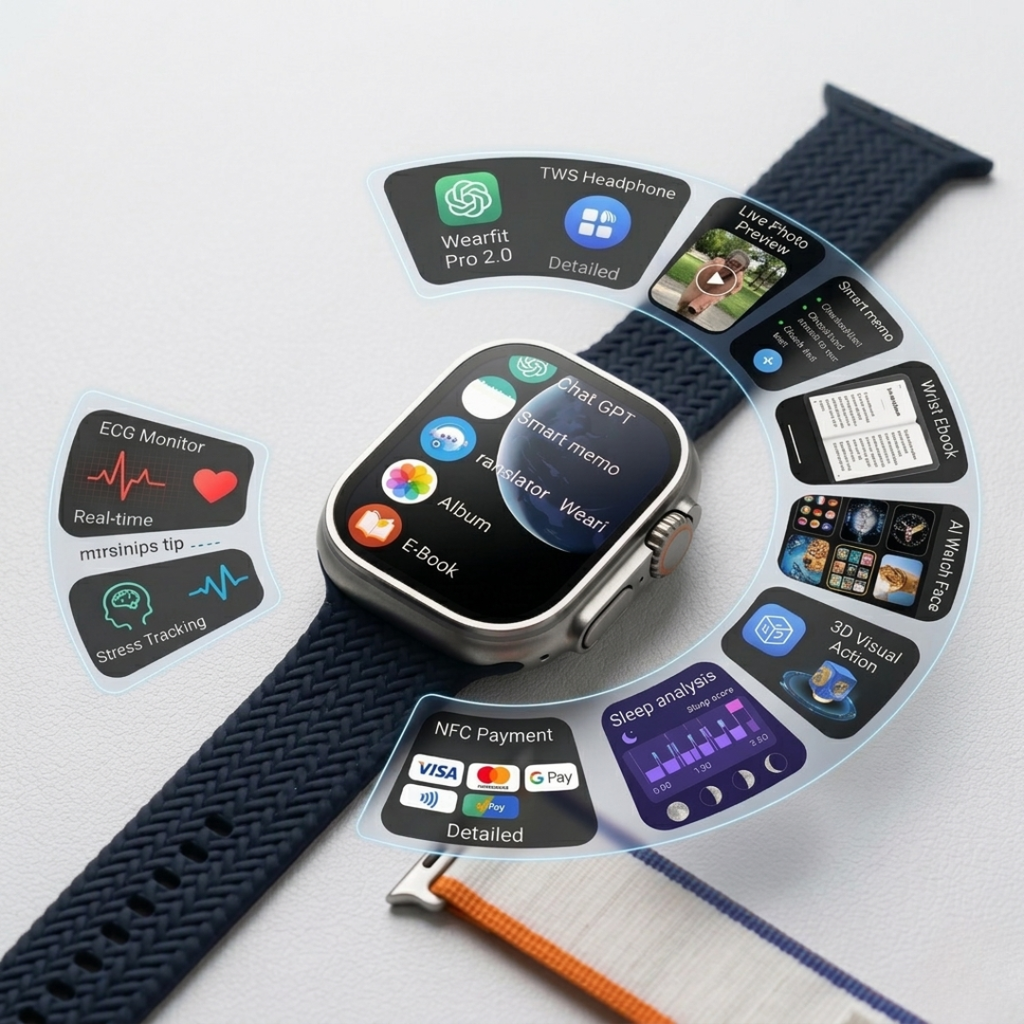 HK9 Pro Max Plus: The Ultimate Series 9 Futuristic Smartwatch