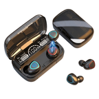 M10 TWS Wireless Earbuds: Bluetooth 5.3, 3500mAh Power Bank Case & Smart LED Display with Hi-Fi Deep Bass Sound