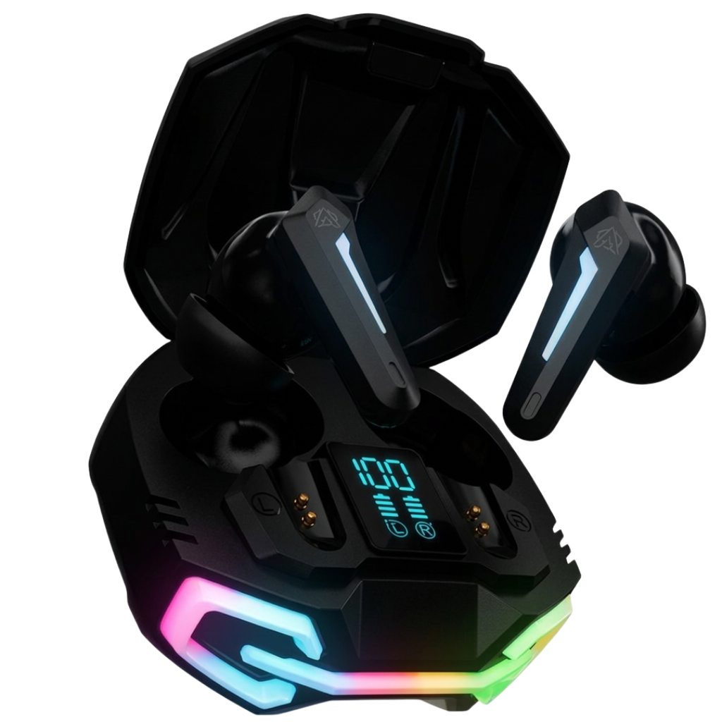 Audionic Battle Buds Neo – Low Latency Gaming Earbuds with Quad Mic & ENC