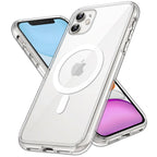 Premium Crystal Clear MagSafe Case for iPhone 11 - Shockproof TPU Bumper, Anti-Yellowing & Wireless Charging Compatible