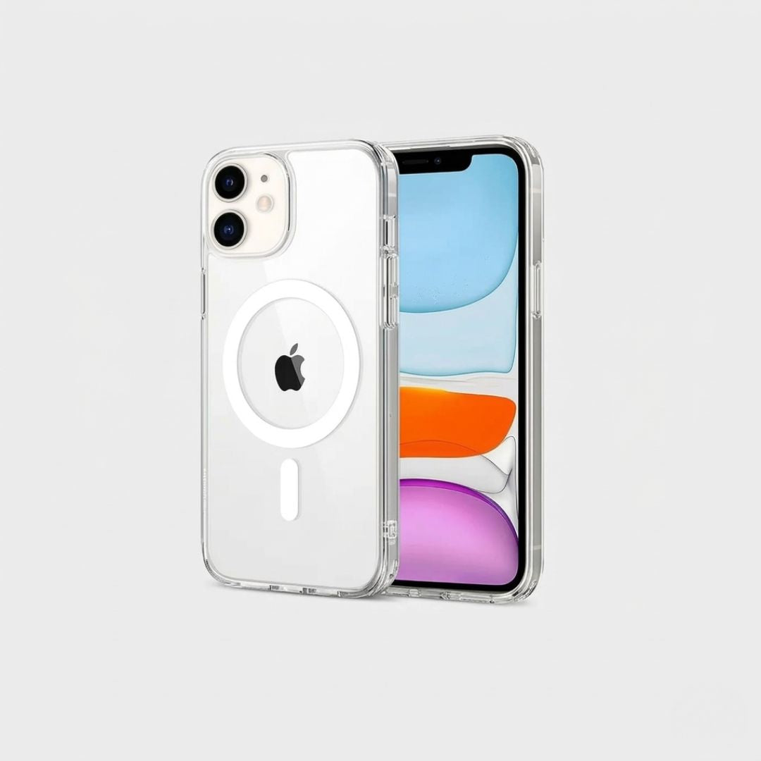 Premium Crystal Clear MagSafe Case for iPhone 11 - Shockproof TPU Bumper, Anti-Yellowing & Wireless Charging Compatible